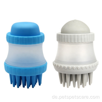 Badepinsel Katze Haustierhund Shampoo Dispenser